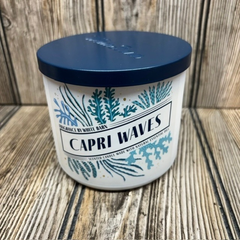 NEW Capri Waves 3-Wick Candle 14.5 oz Bath & Body Works